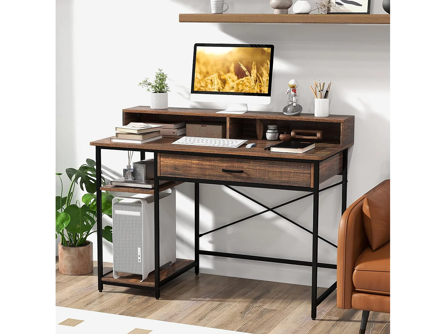 Schreibtisch mit Schublade