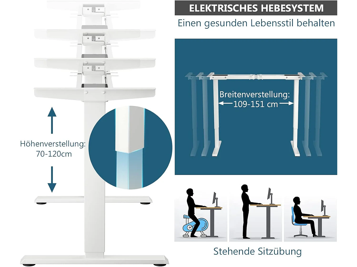 Tischgestell Stehpultgestell TI89502