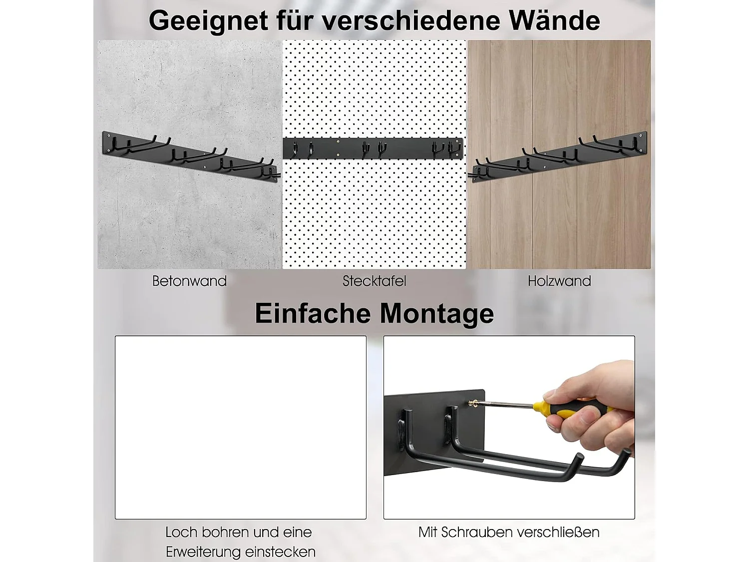 Gerätehalter Wandhalterung