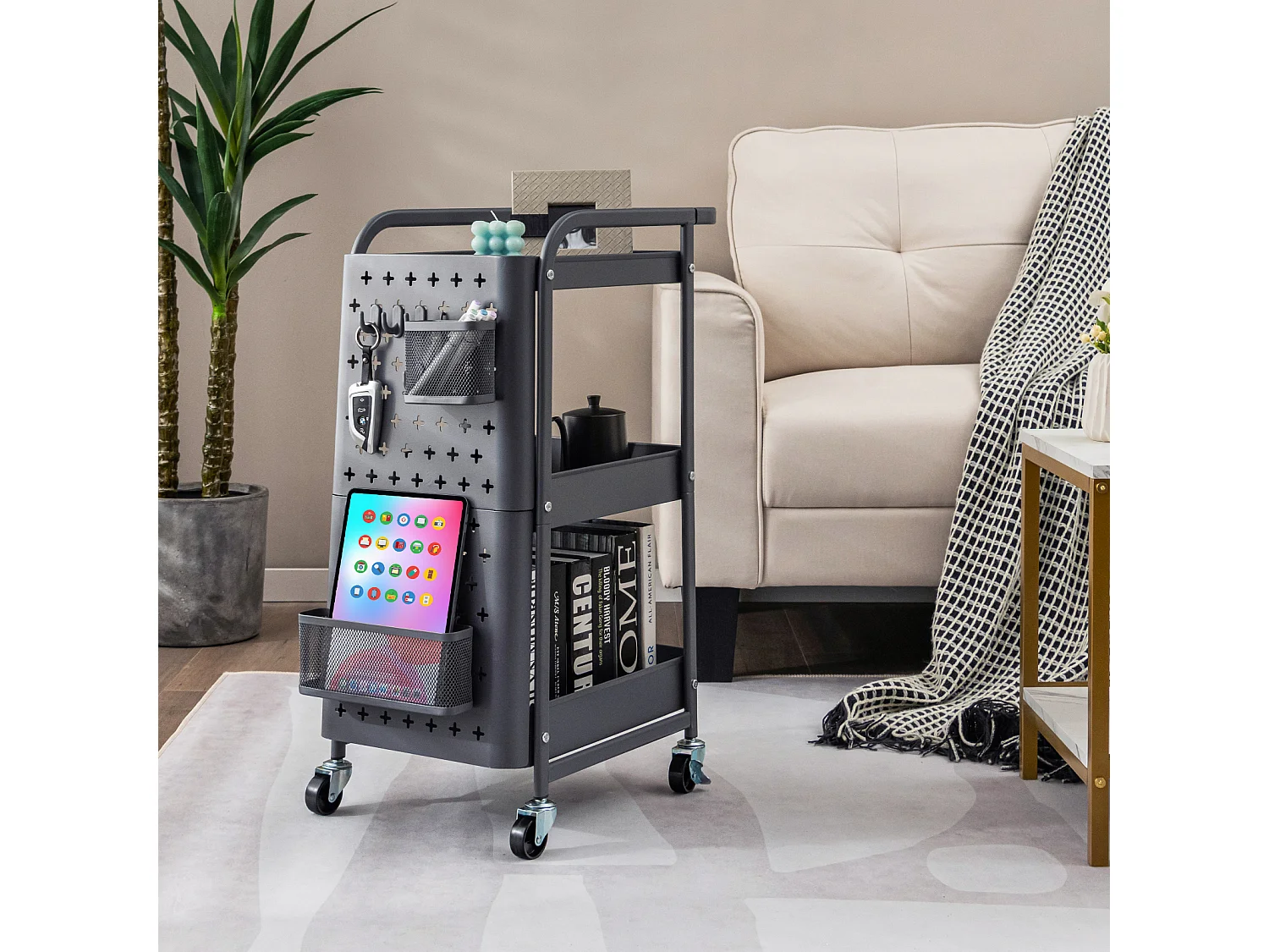 Küchenwagen Rollwagen 4 Etagen WO77266