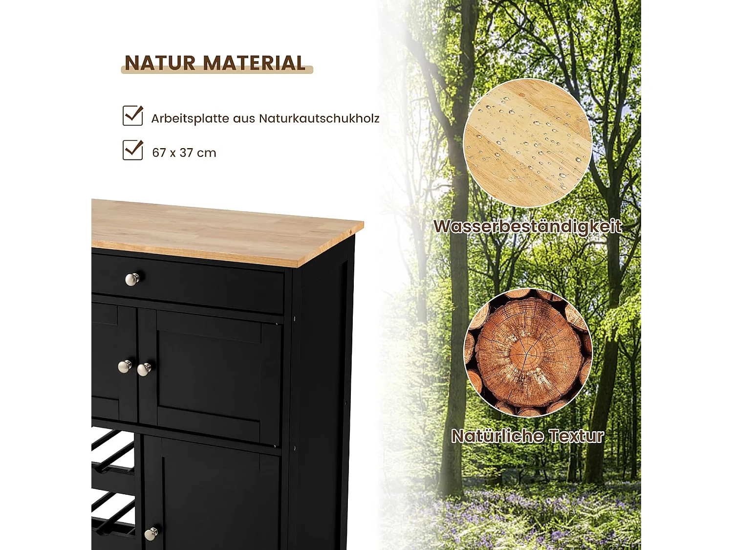 Küchenwagen Servierwagen TI89824