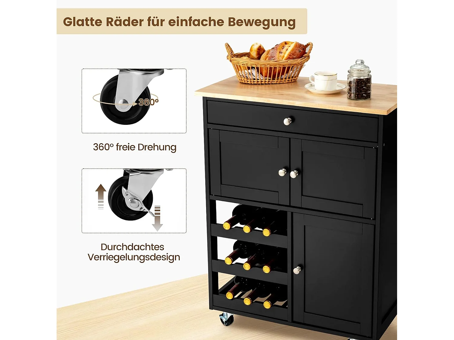 Küchenwagen Servierwagen TI89824