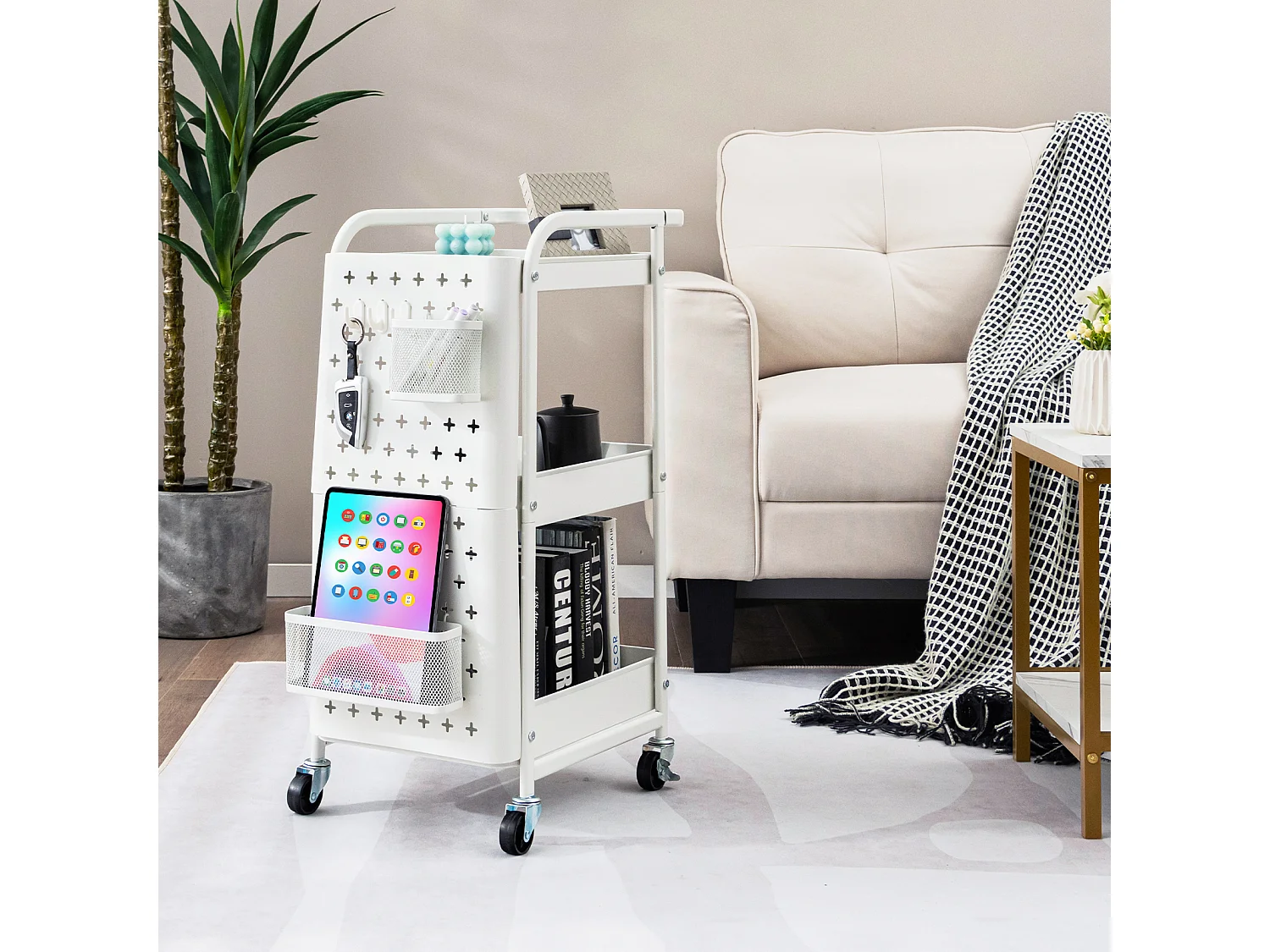 Küchenwagen Rollwagen 4 Etagen WO77266