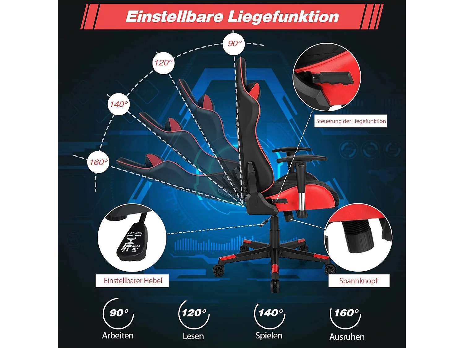 360˚ Gaming Stuhl ON32411