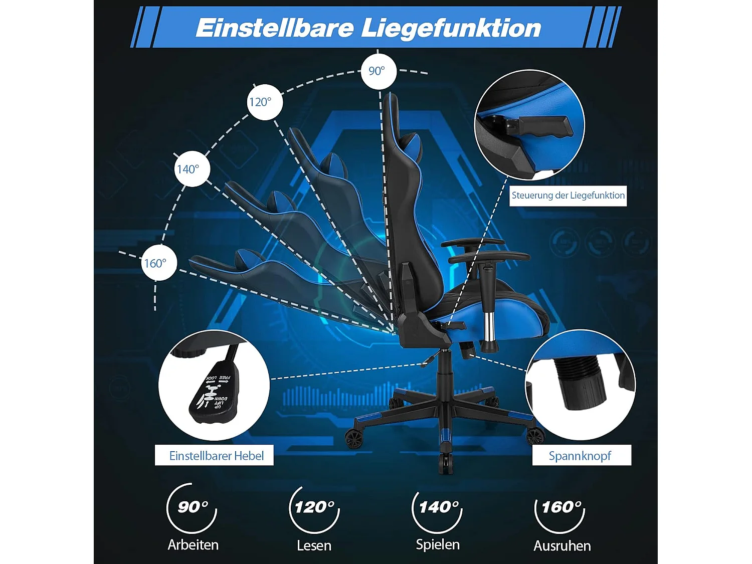 360˚ Gaming Stuhl ON32411