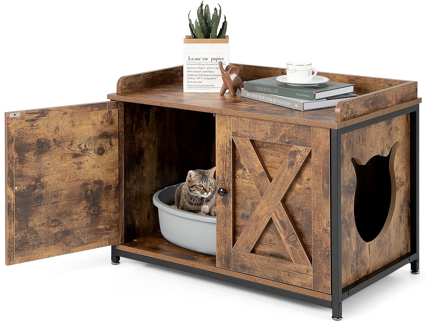 Beistelltisch mit 2 Türen