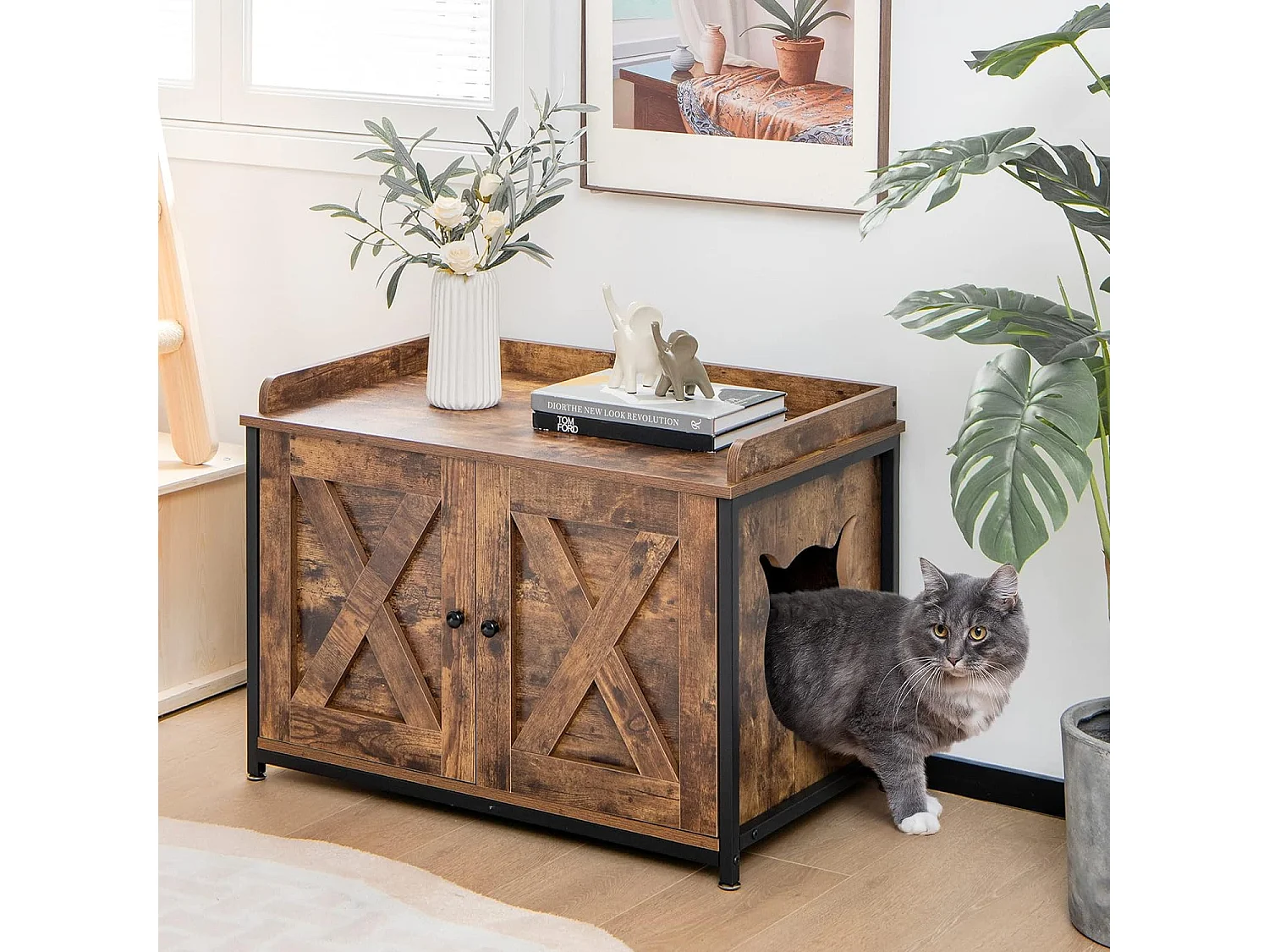 Beistelltisch mit 2 Türen