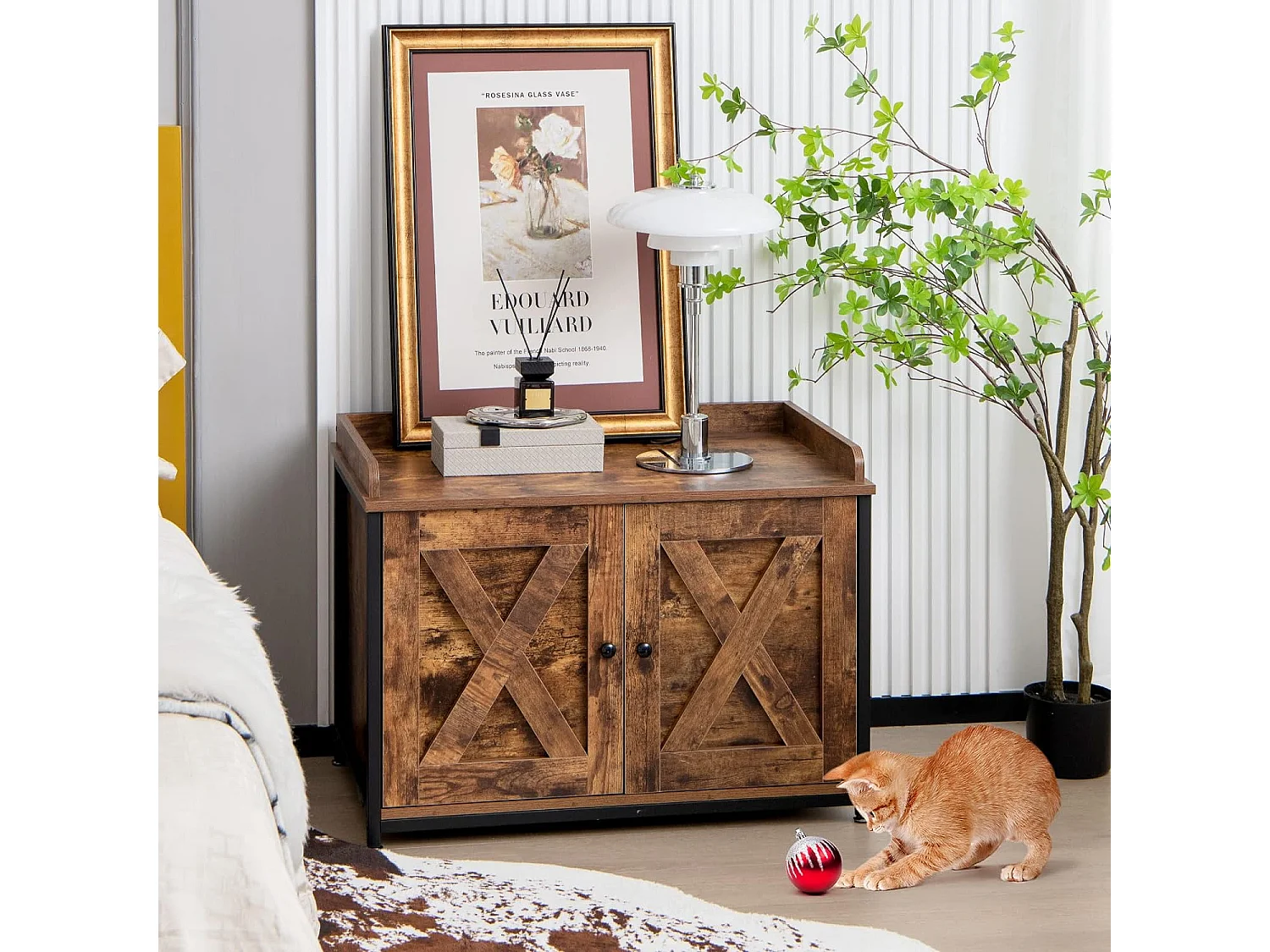 Beistelltisch mit 2 Türen