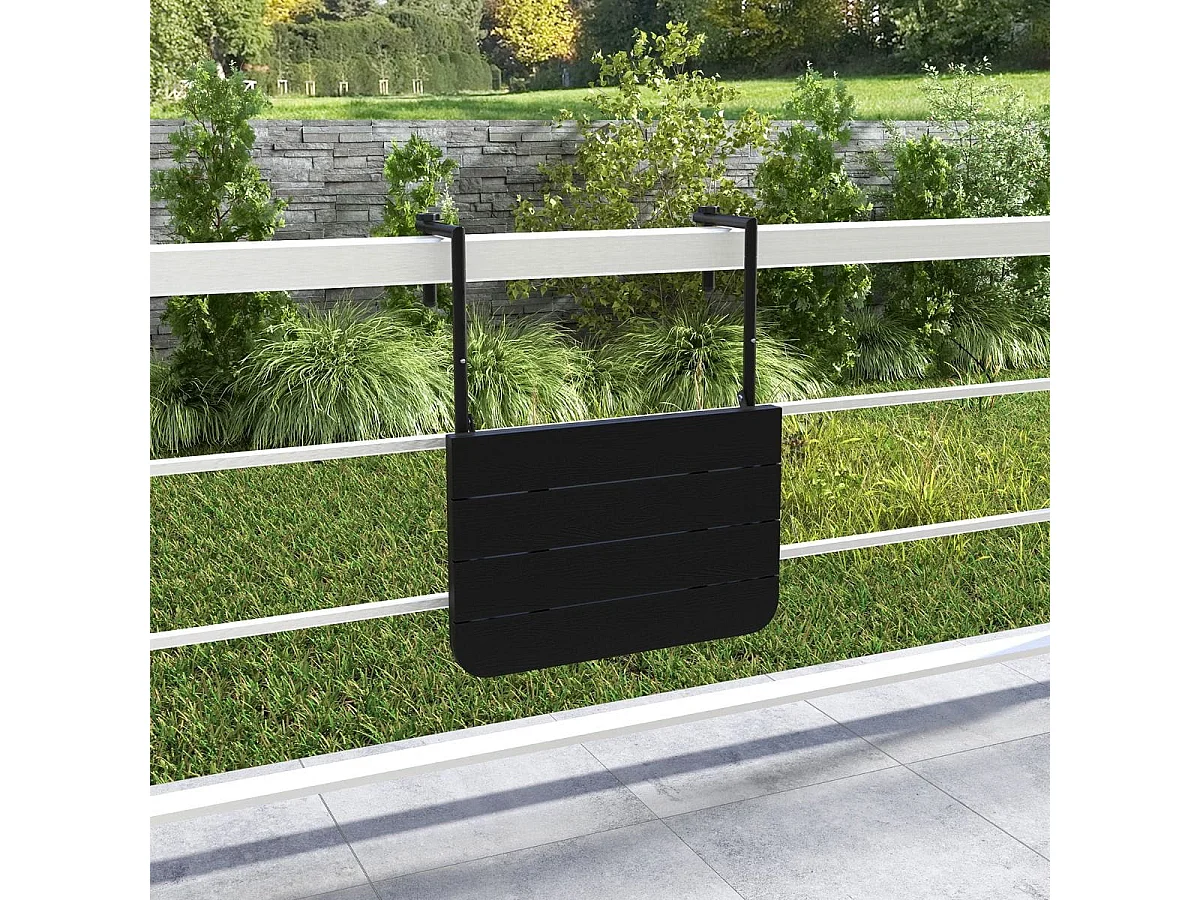 Hängender Gartentisch – Höhenverstellbarer Balkontisch