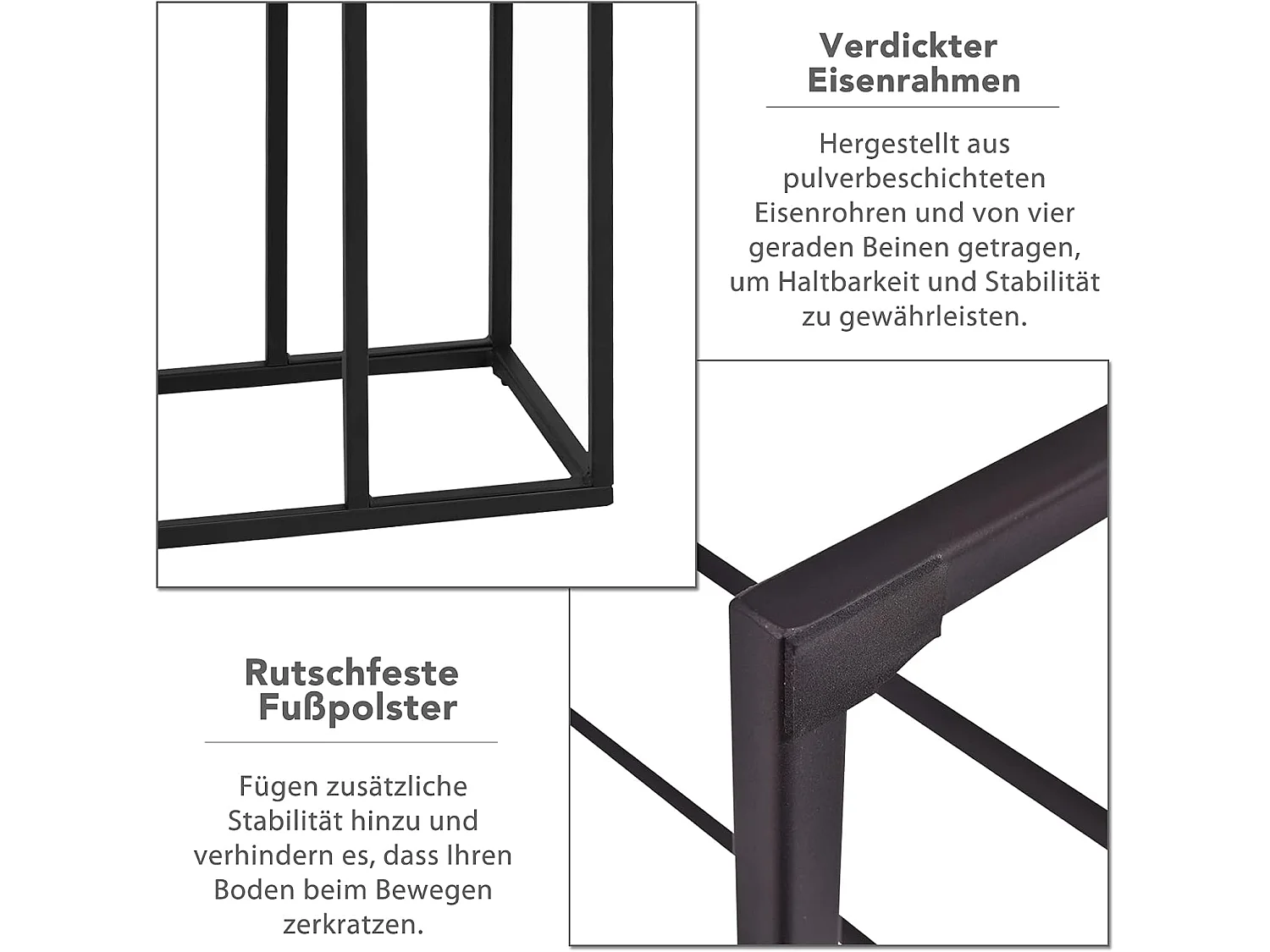 Beistelltisch Sofatisch Metall