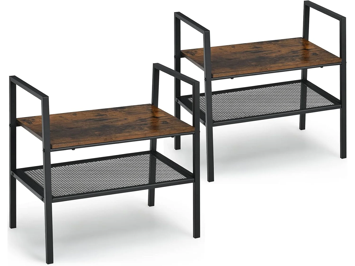 2-Set 2-Stöckiges Lagerregal