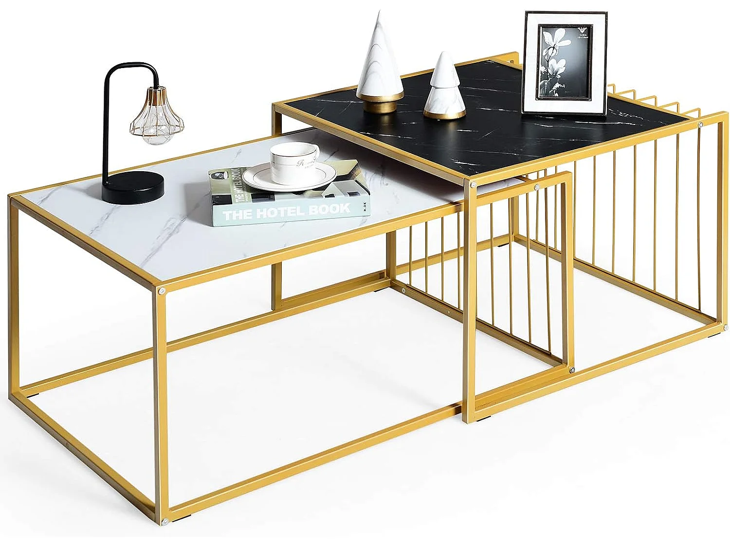 2 x Beistelltisch Set