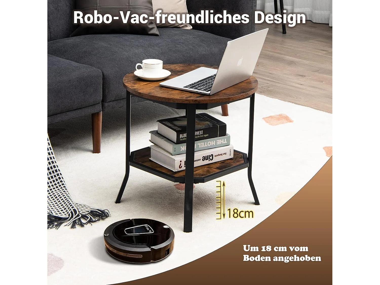 Runder Beistelltisch