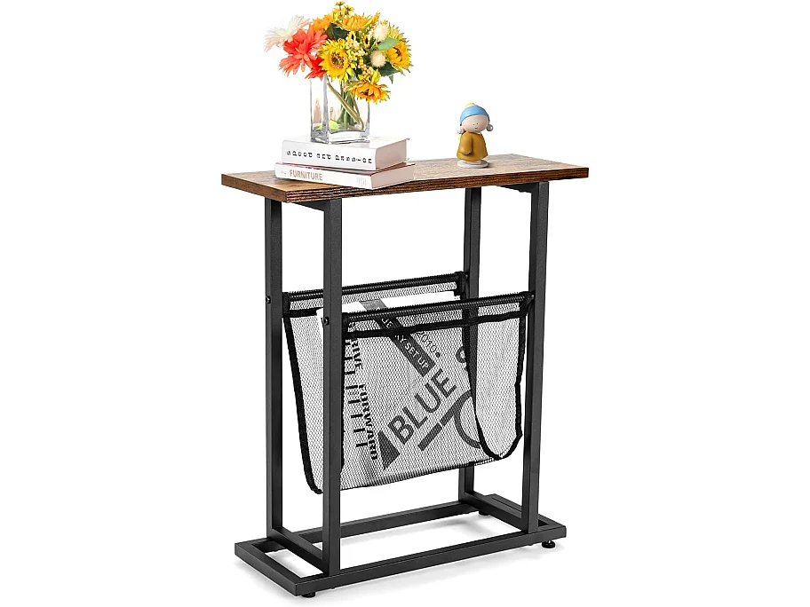 Industrieller 2-stufiger Beistelltisch