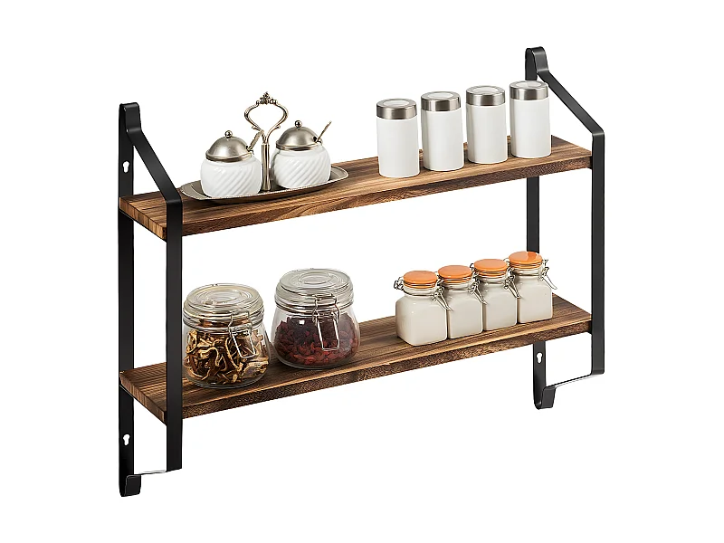 2 Ebenen Schweberegal Wandregal