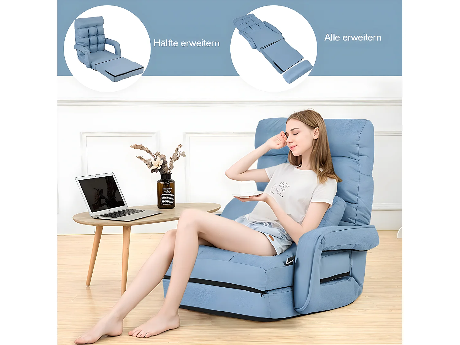 Klappsofa Bodenstuhlsofa