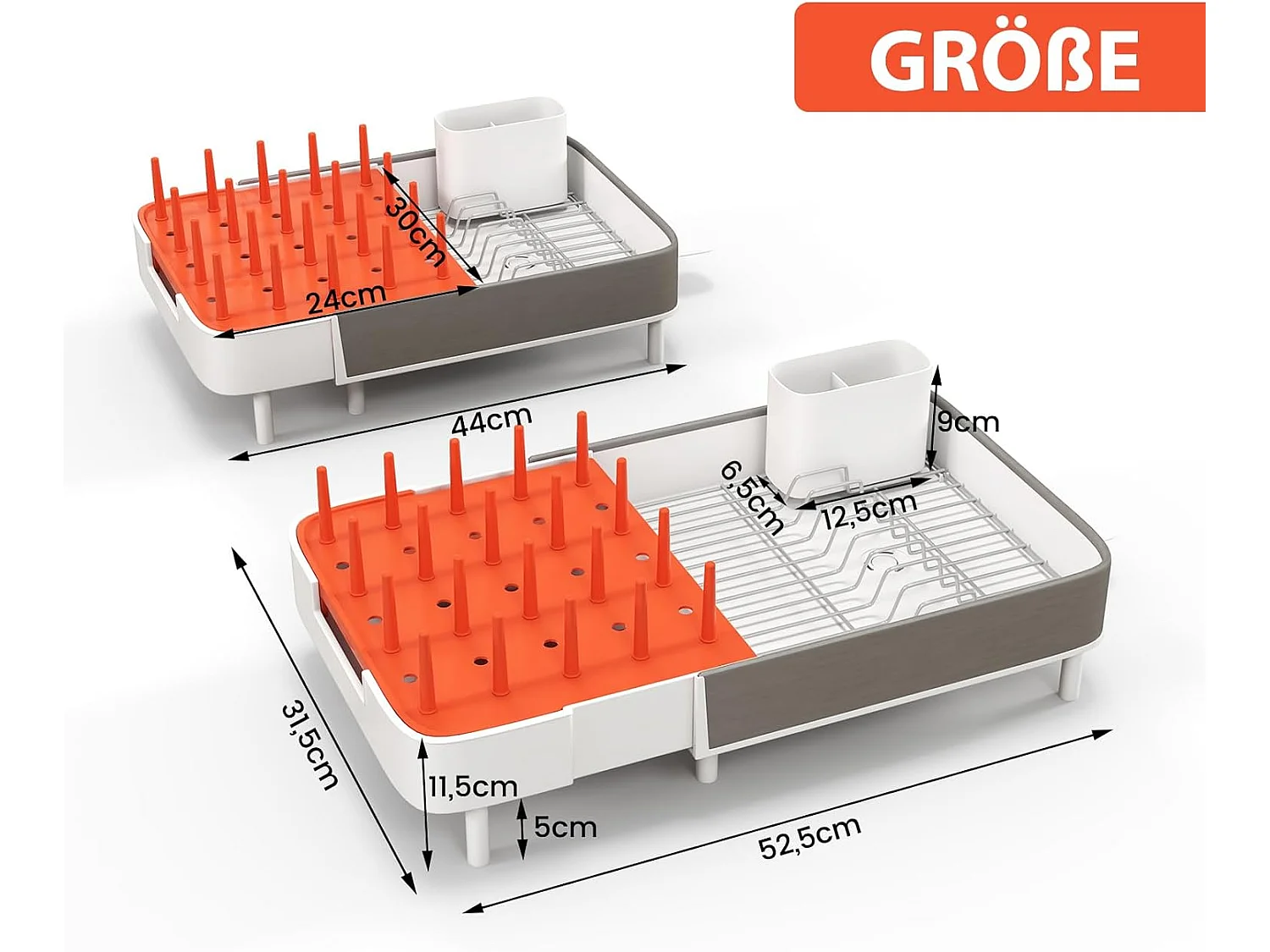 Abtropfgestell Verstellbar (2er Set)