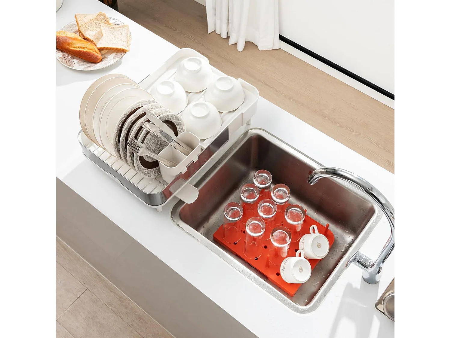 Abtropfgestell Verstellbar (2er Set)