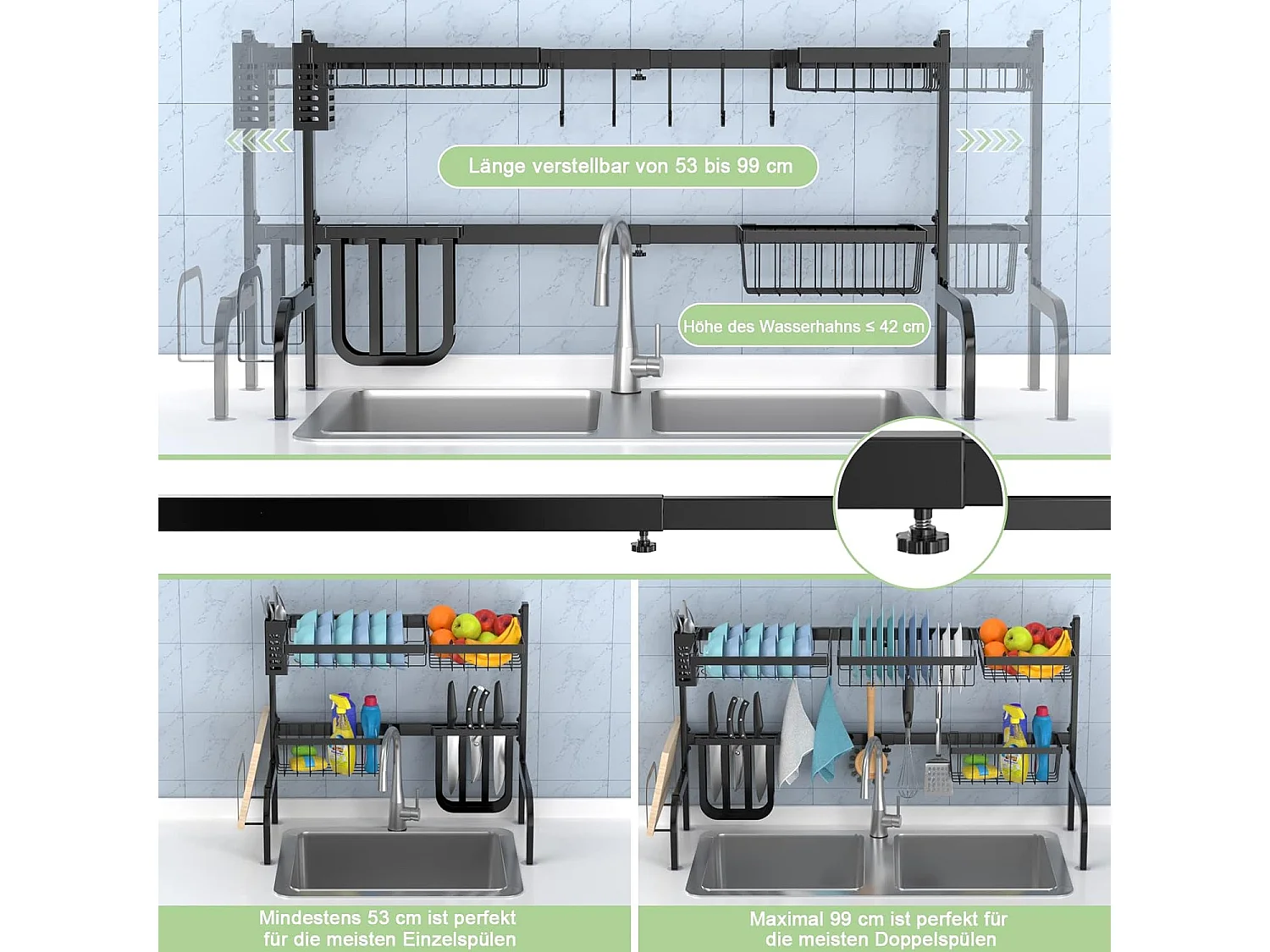 Abtropfgestell 2-stöckig