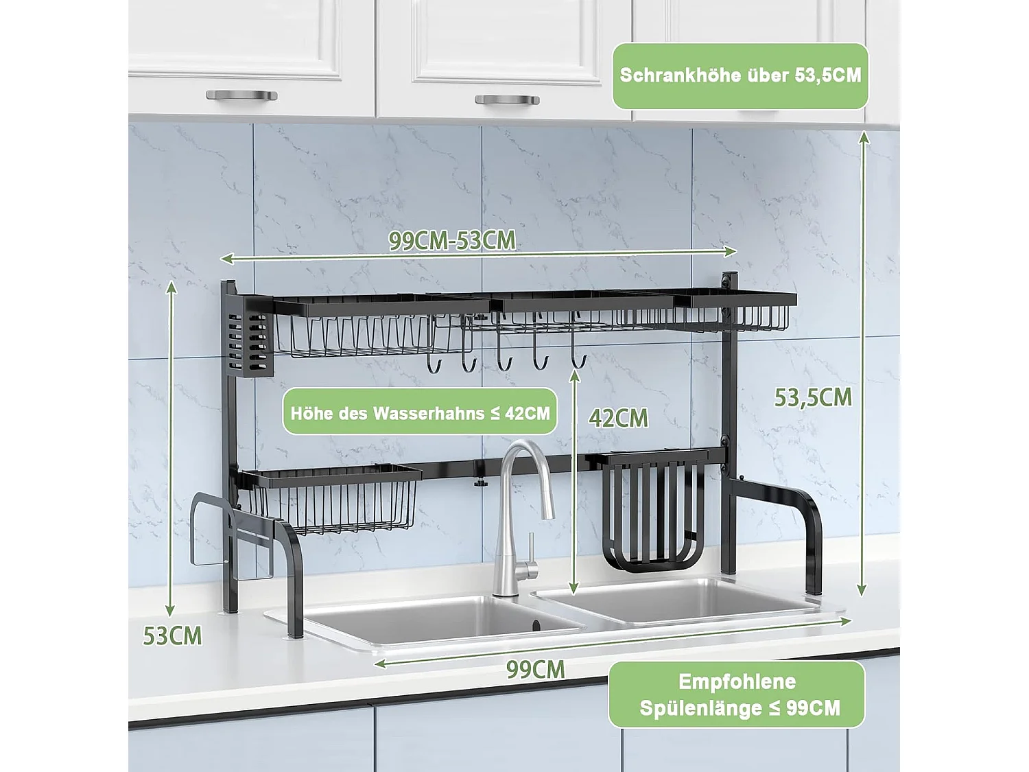 Abtropfgestell 2-stöckig