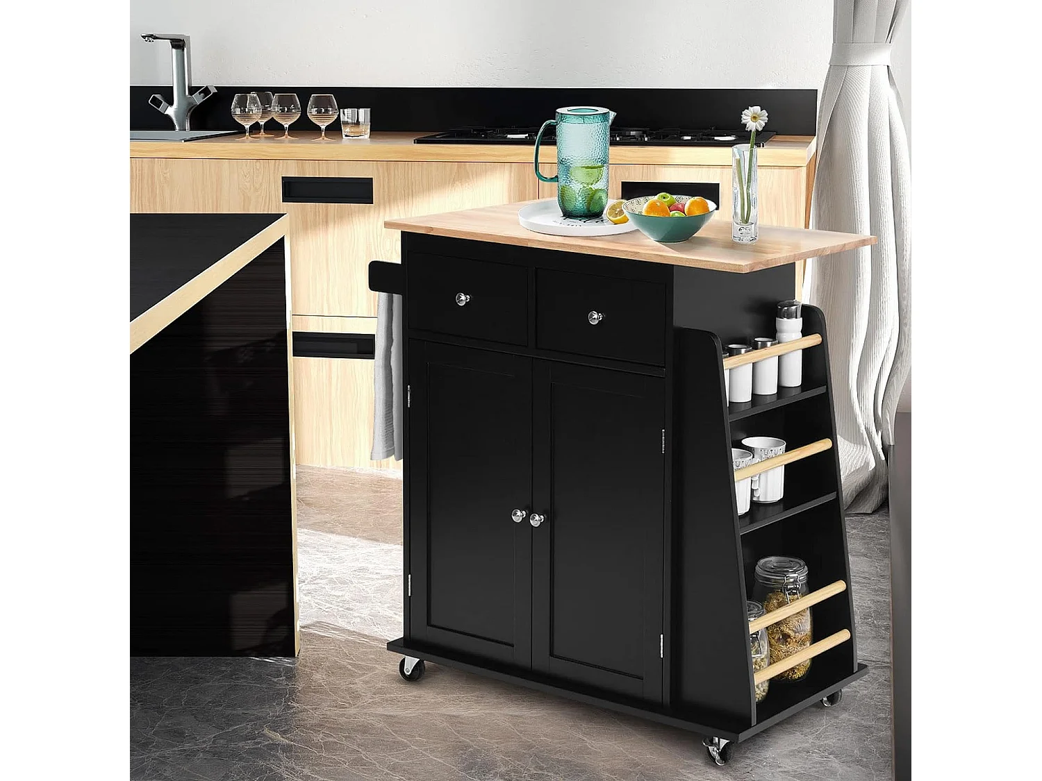 Kücheninsel mit Handtuchhalter TI87814