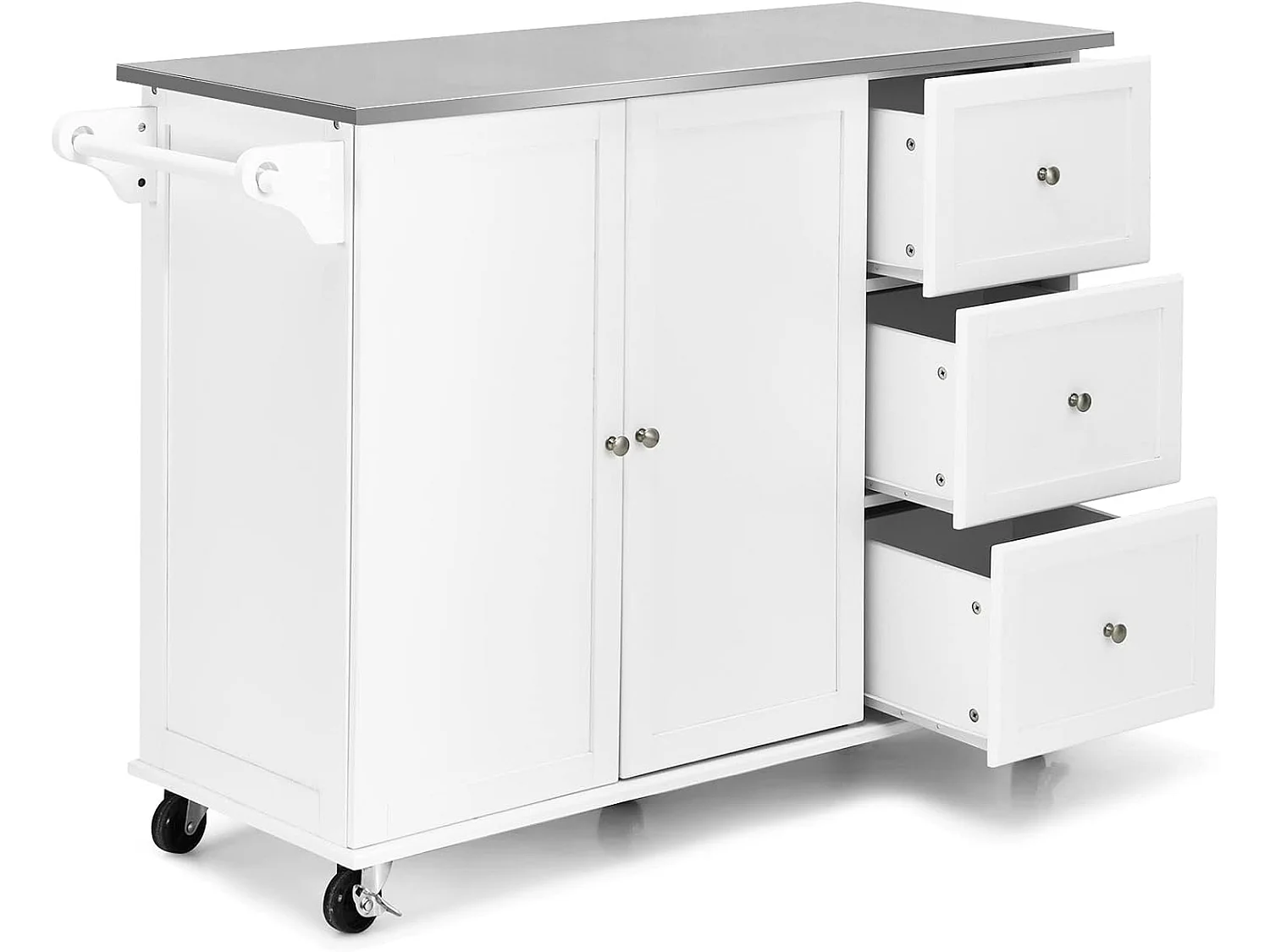 Kücheninsel mit Handtuchhalter