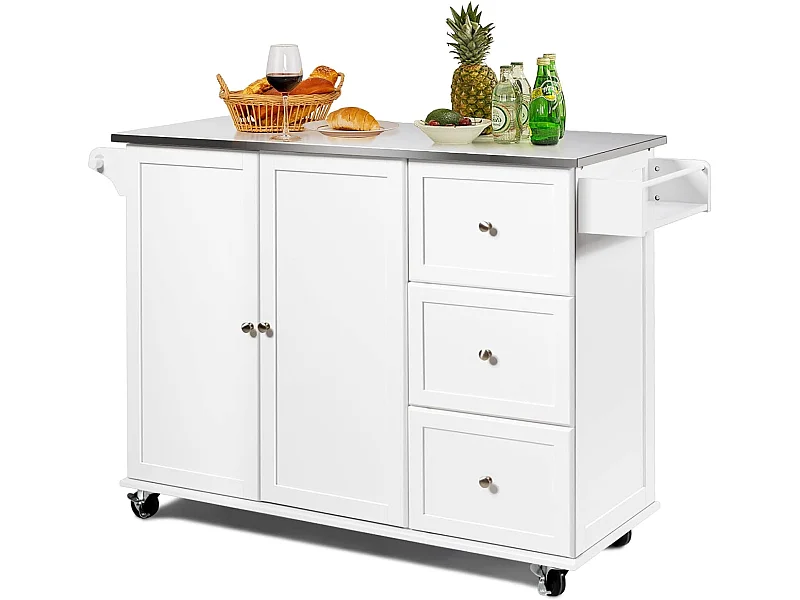 Kücheninsel mit Handtuchhalter