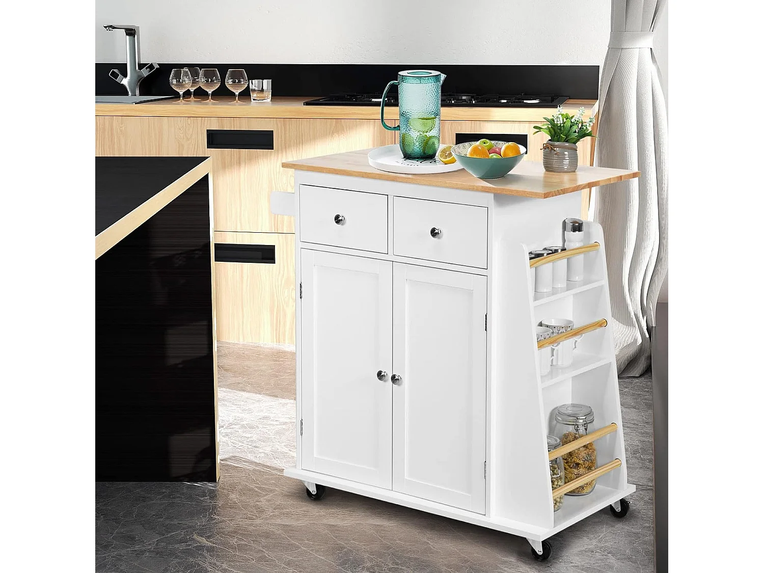 Kücheninsel mit Handtuchhalter TI87814