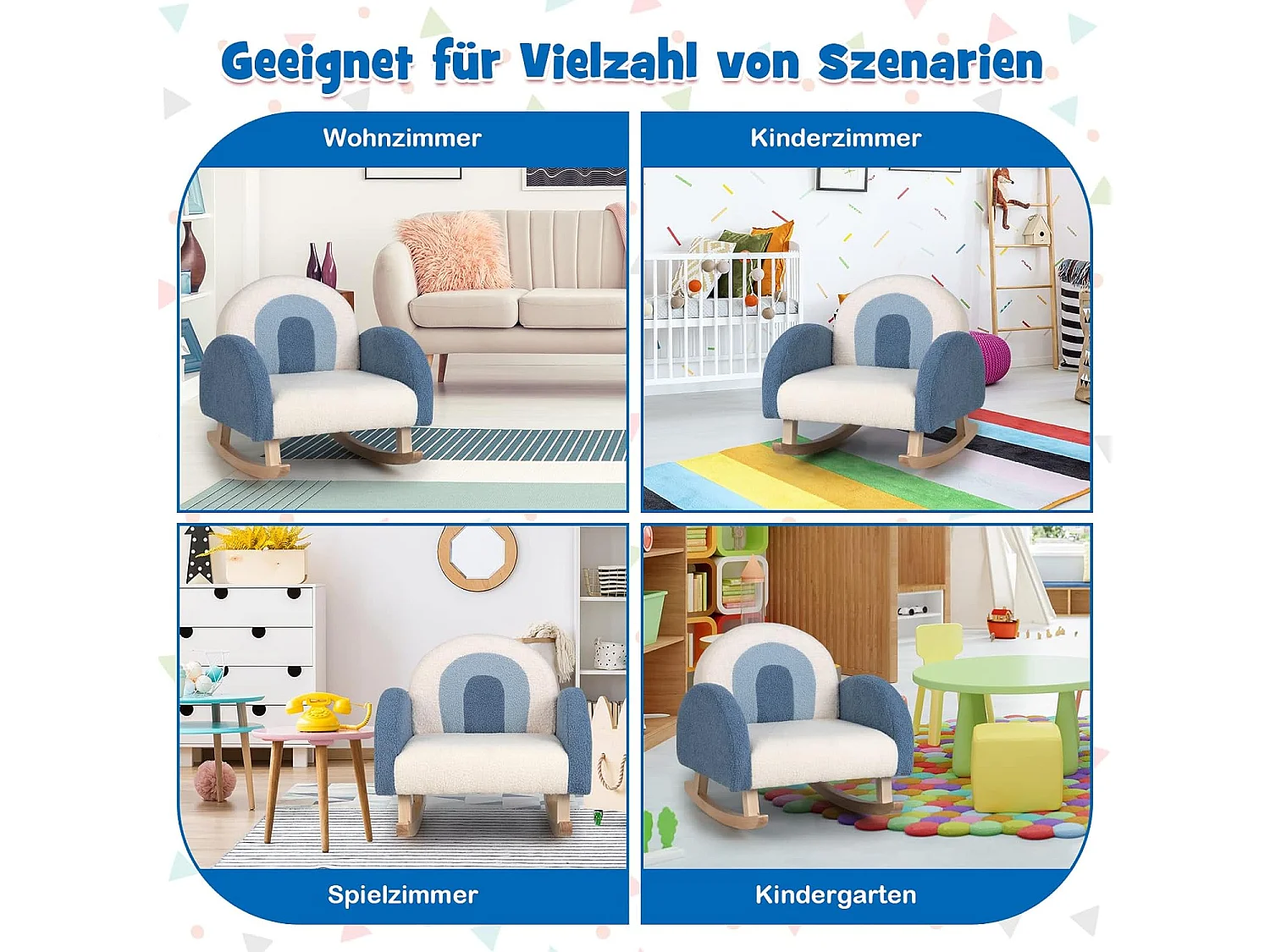 Kindersofa Kinder Schaukelstuhl HV10298
