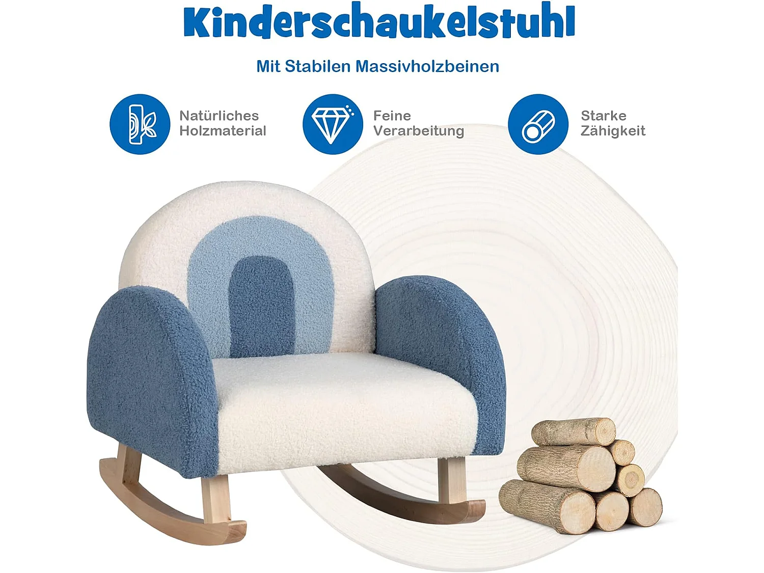 Kindersofa Kinder Schaukelstuhl HV10298