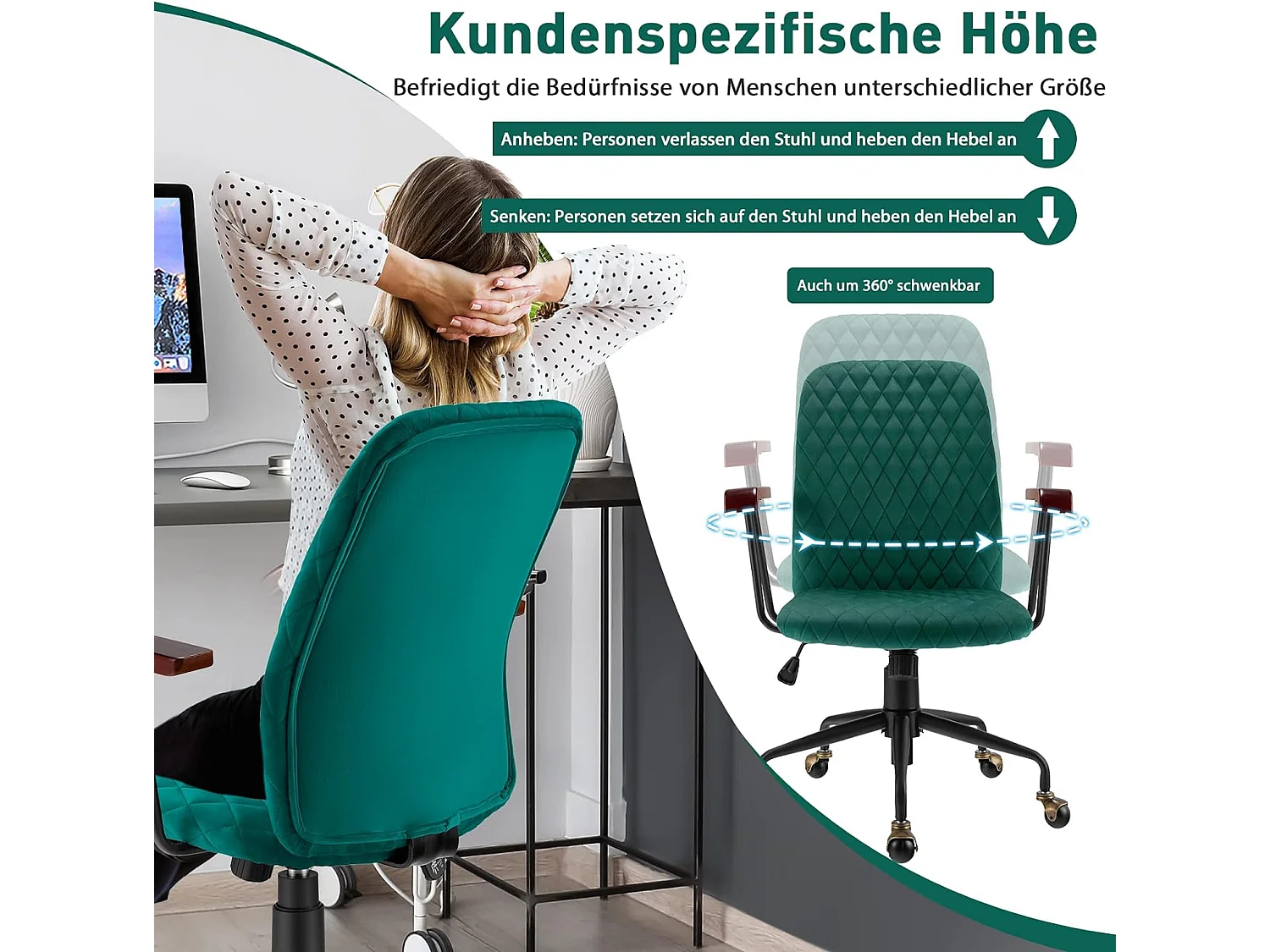 Bürostuhl Schreibtischstuhl ON32561