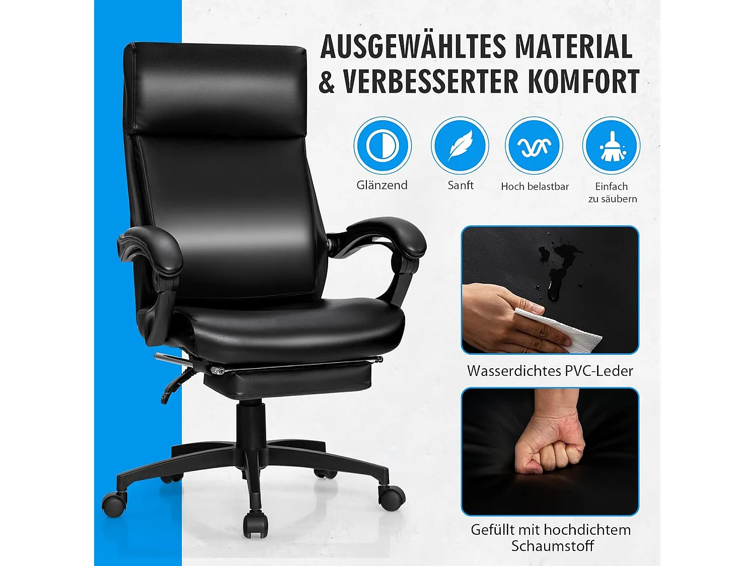 Chefstuhl Drehstuhl  Computerstuhl