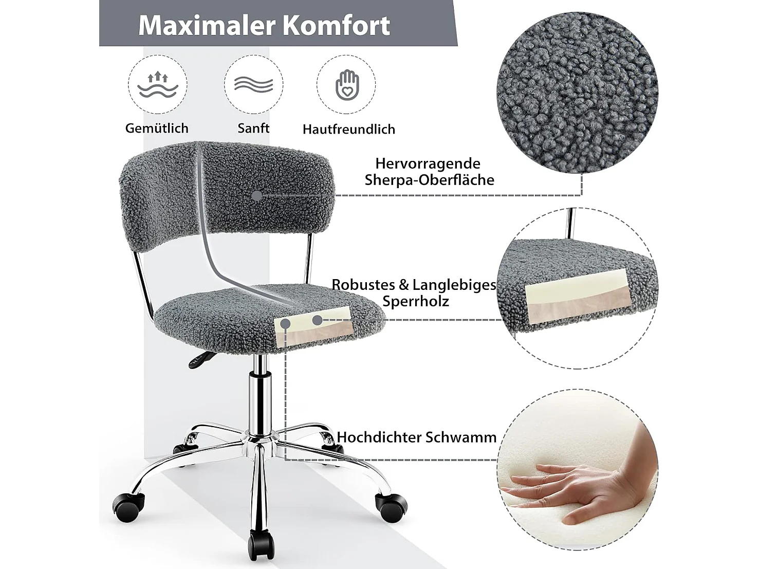 Schreibtischstuhl Drehstuh