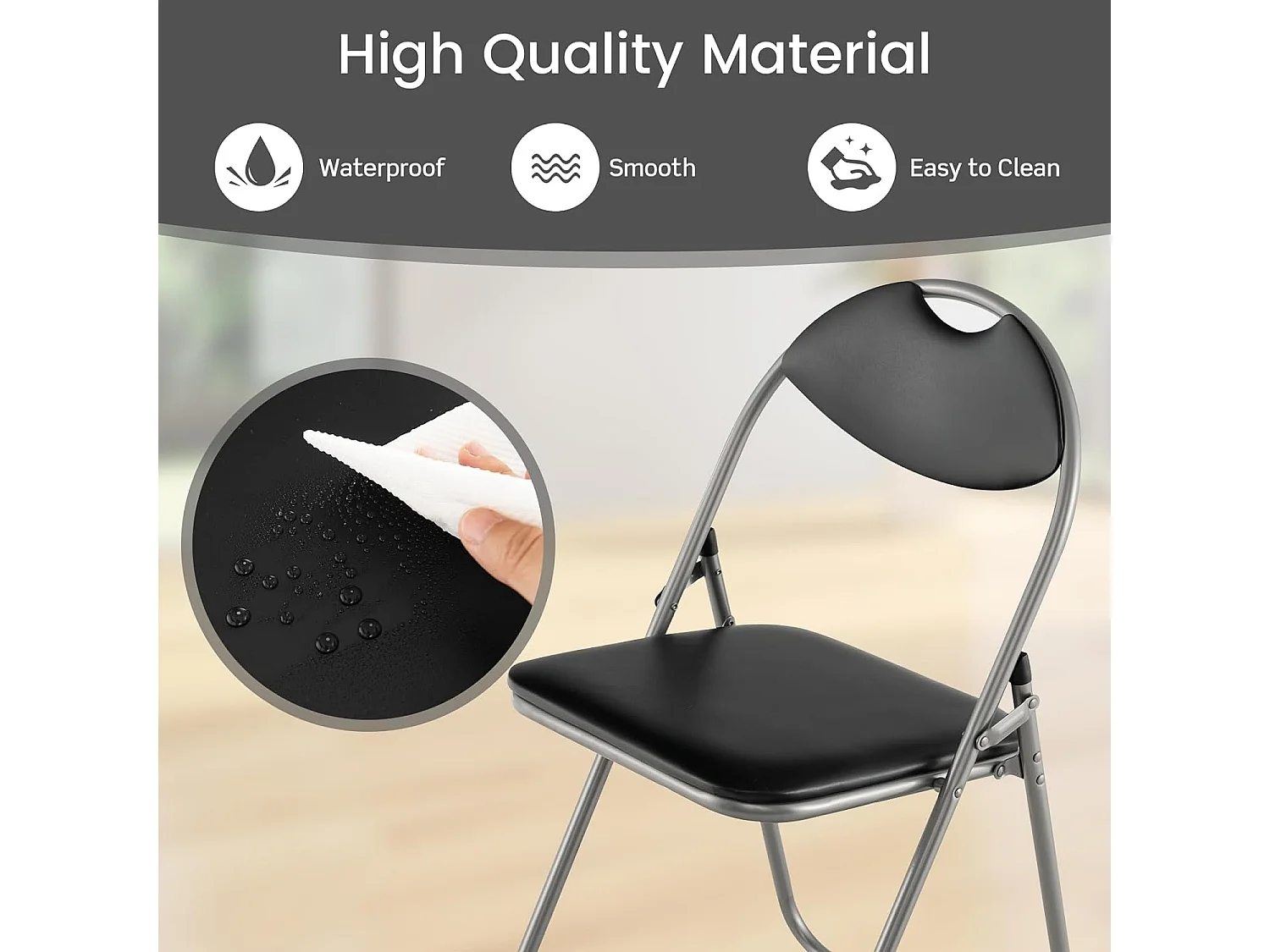 Gaststühle mit Metallrahmen (6er Set) TI76510