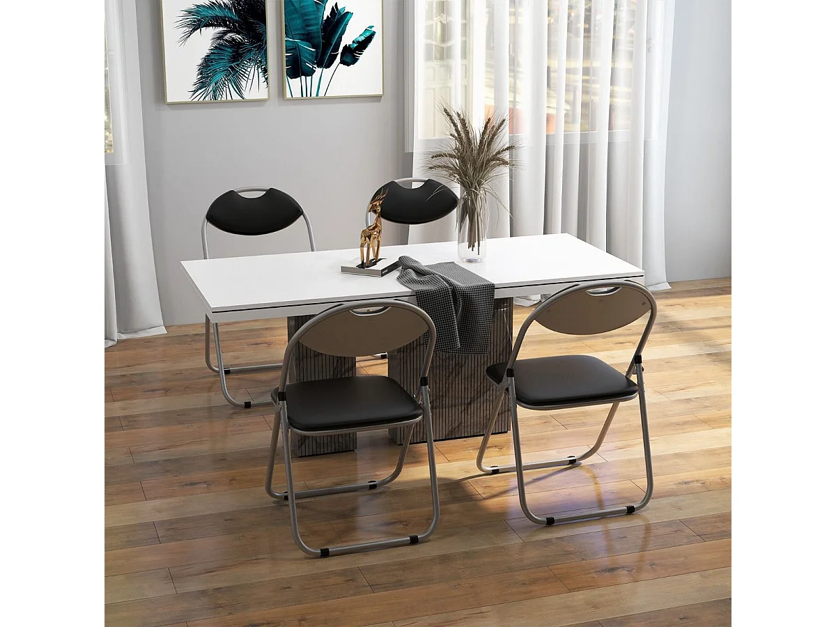 Lot de 6 chaises pliantes