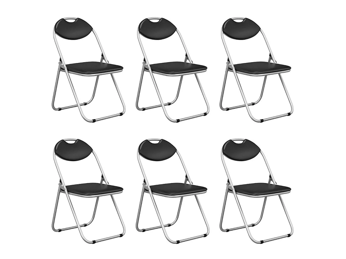 Lot de 6 chaises pliantes