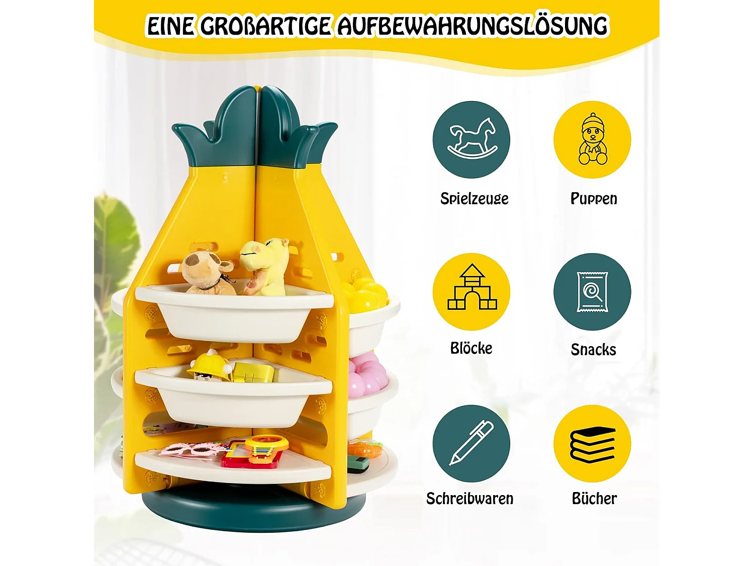 Kinder Spielzeugregal Kinderzimmerregal