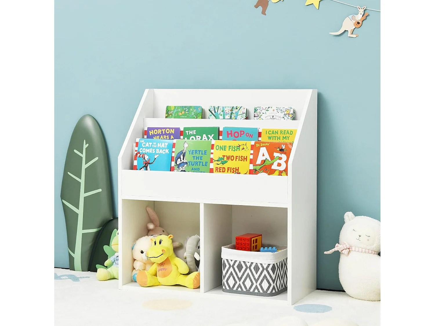 Kinderregal mit 3-stufigem Fach