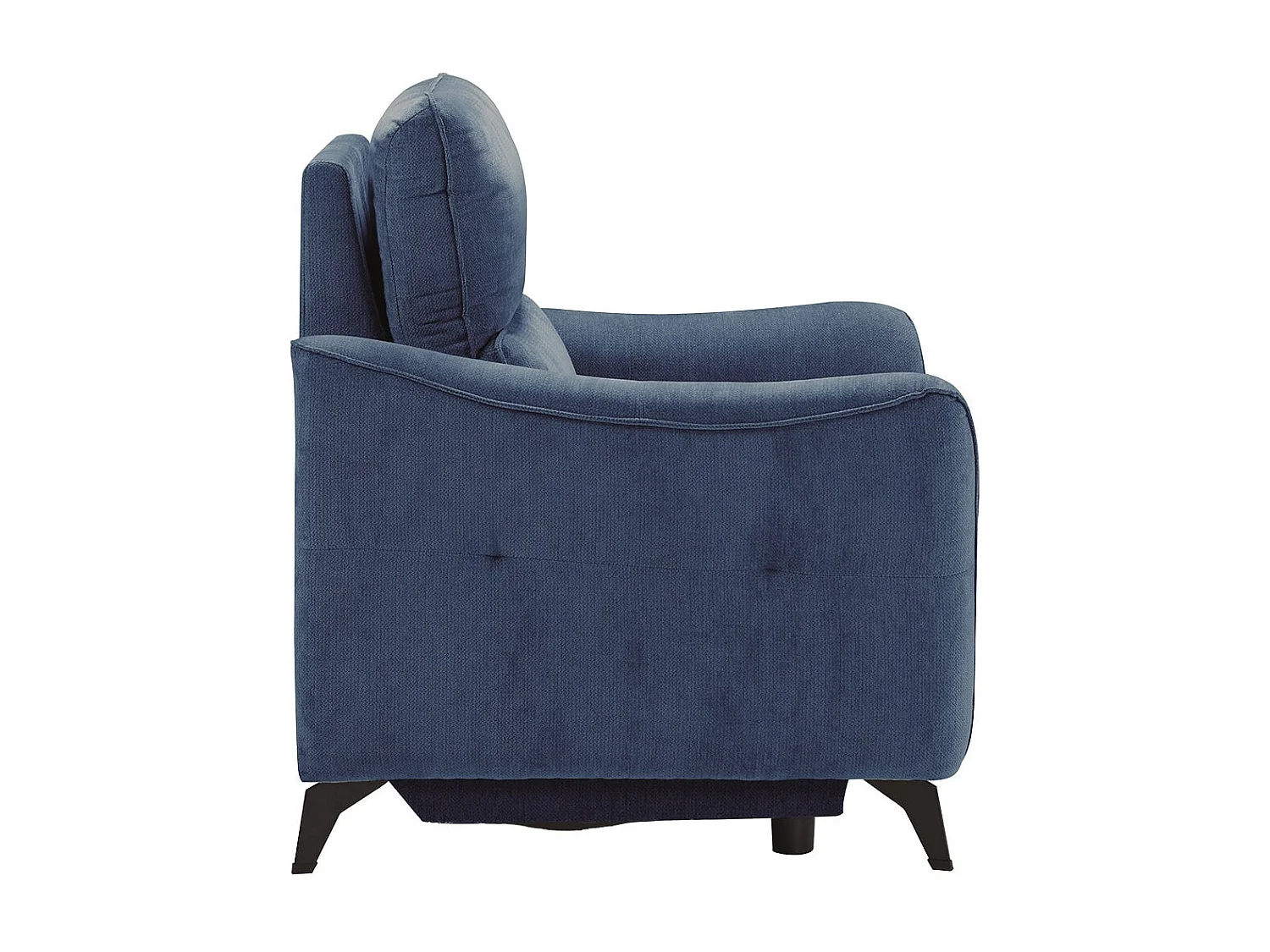 BURGOS - Fauteuil Electrique Tissu Waterproof Bleu