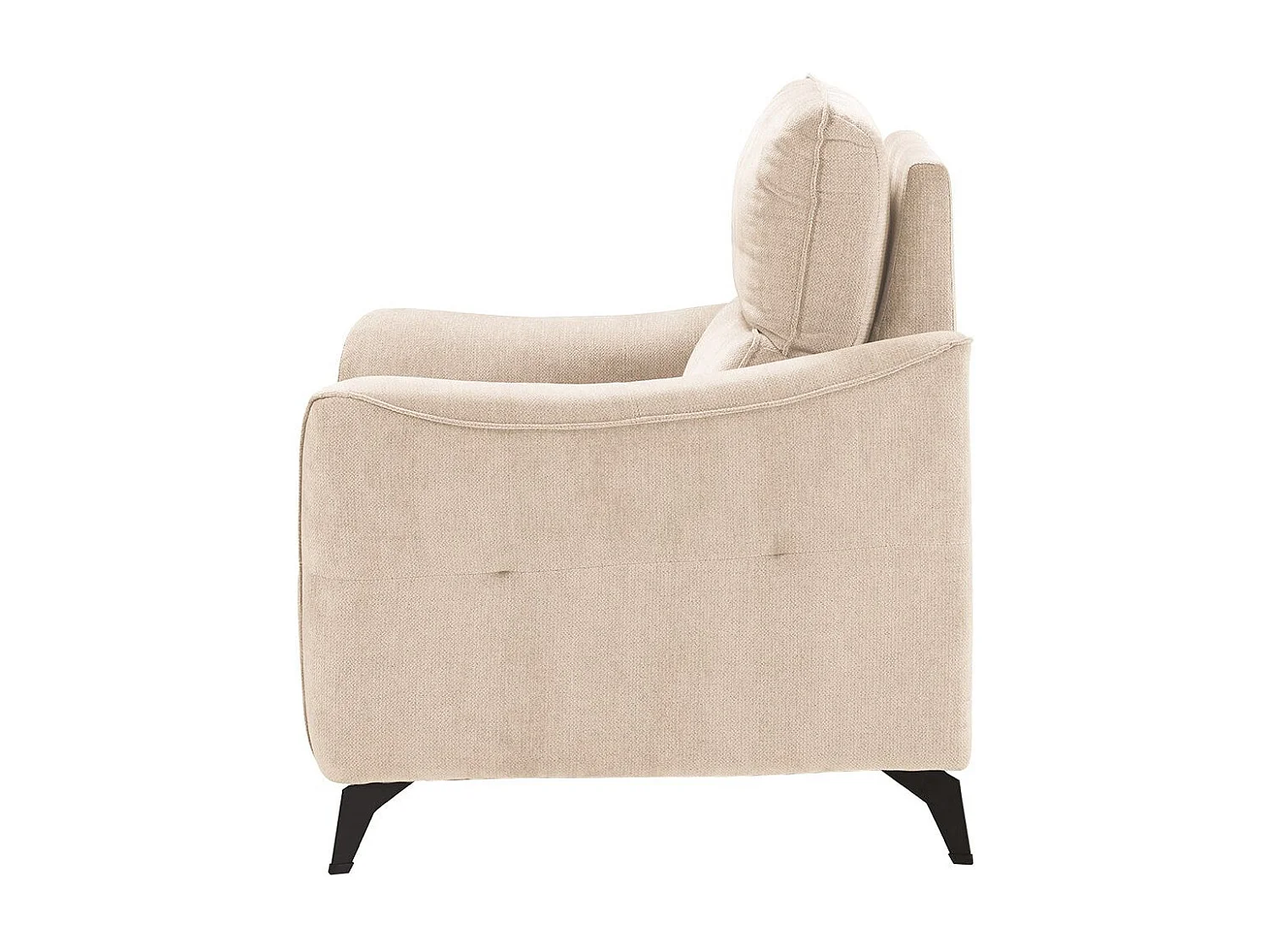 BURGOS - Fauteuil Electrique Tissu Waterproof Beige