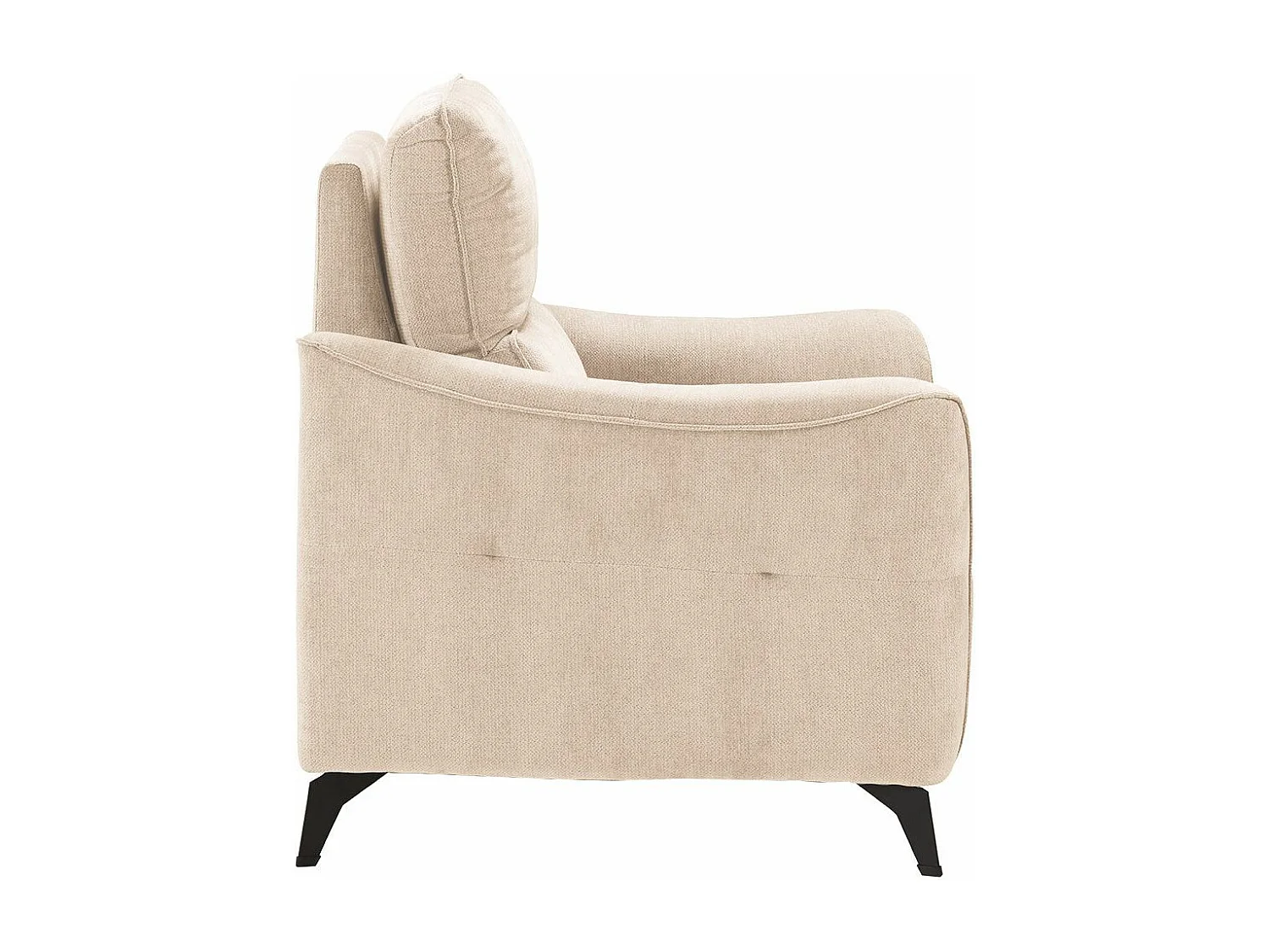 BURGOS - Fauteuil Electrique Tissu Waterproof Beige