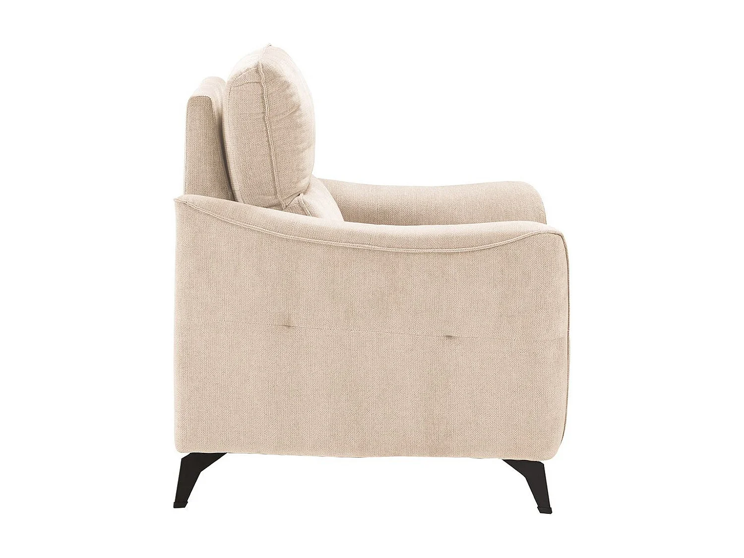 BURGOS - Fauteuil Electrique Tissu Waterproof Beige