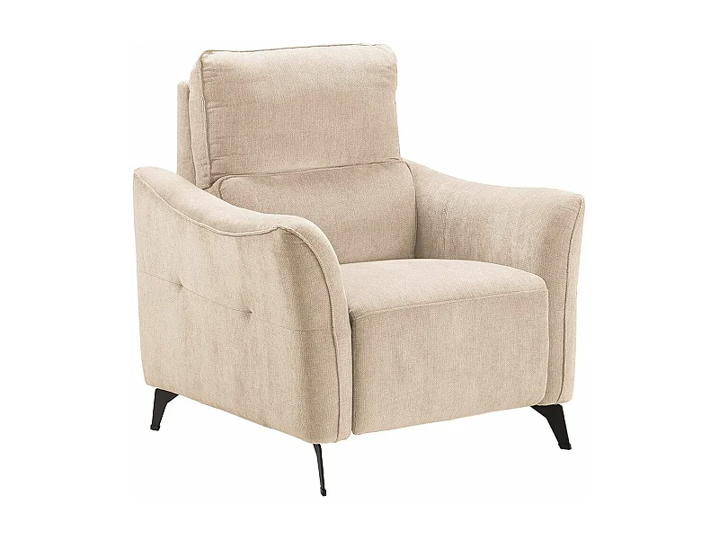 BURGOS - Fauteuil Electrique Tissu Waterproof Beige