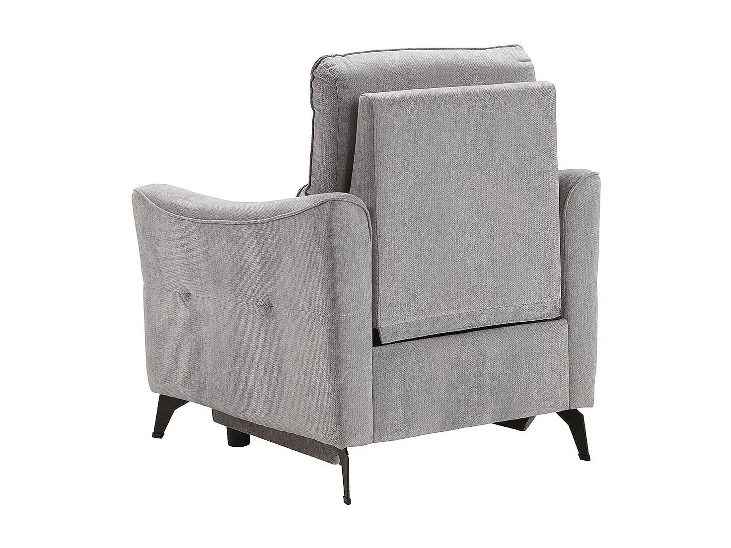 BURGOS - Fauteuil Electrique Tissu Waterproof Gris