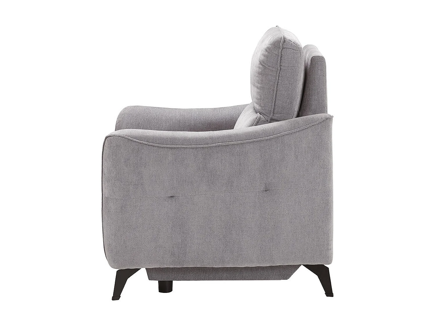 BURGOS - Fauteuil Electrique Tissu Waterproof Gris