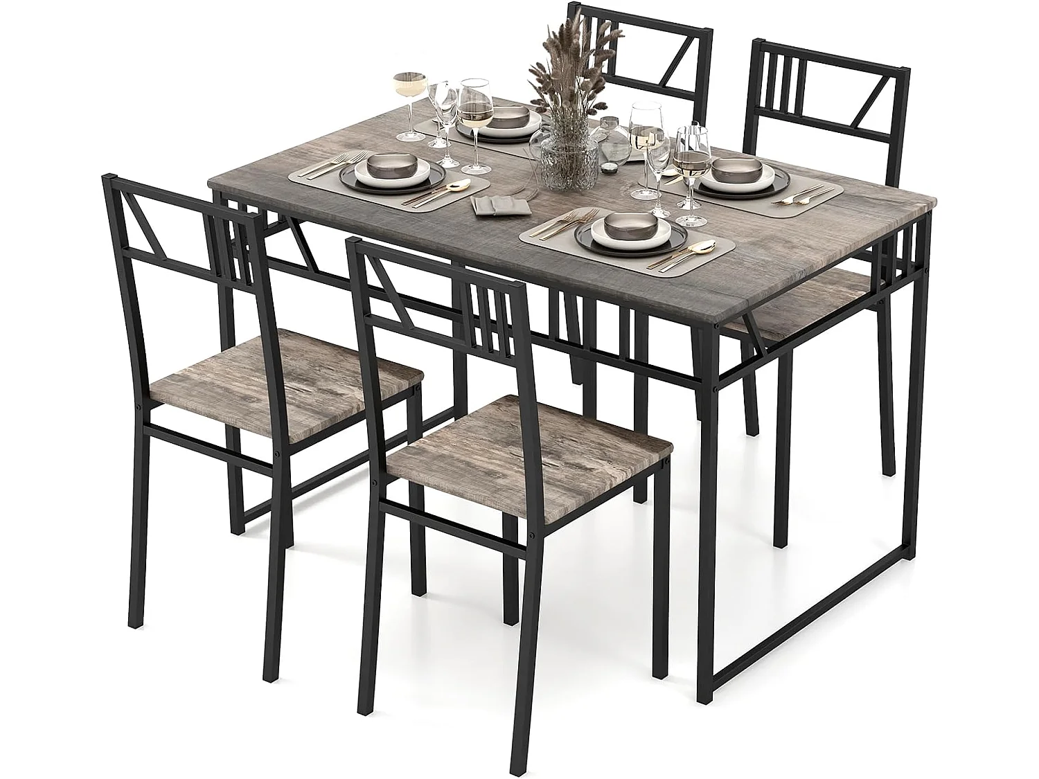 Essgruppe für 4 Personen(5-teilig)