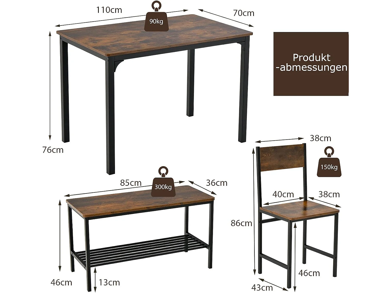 Essgruppe WO779597(4-teilig)