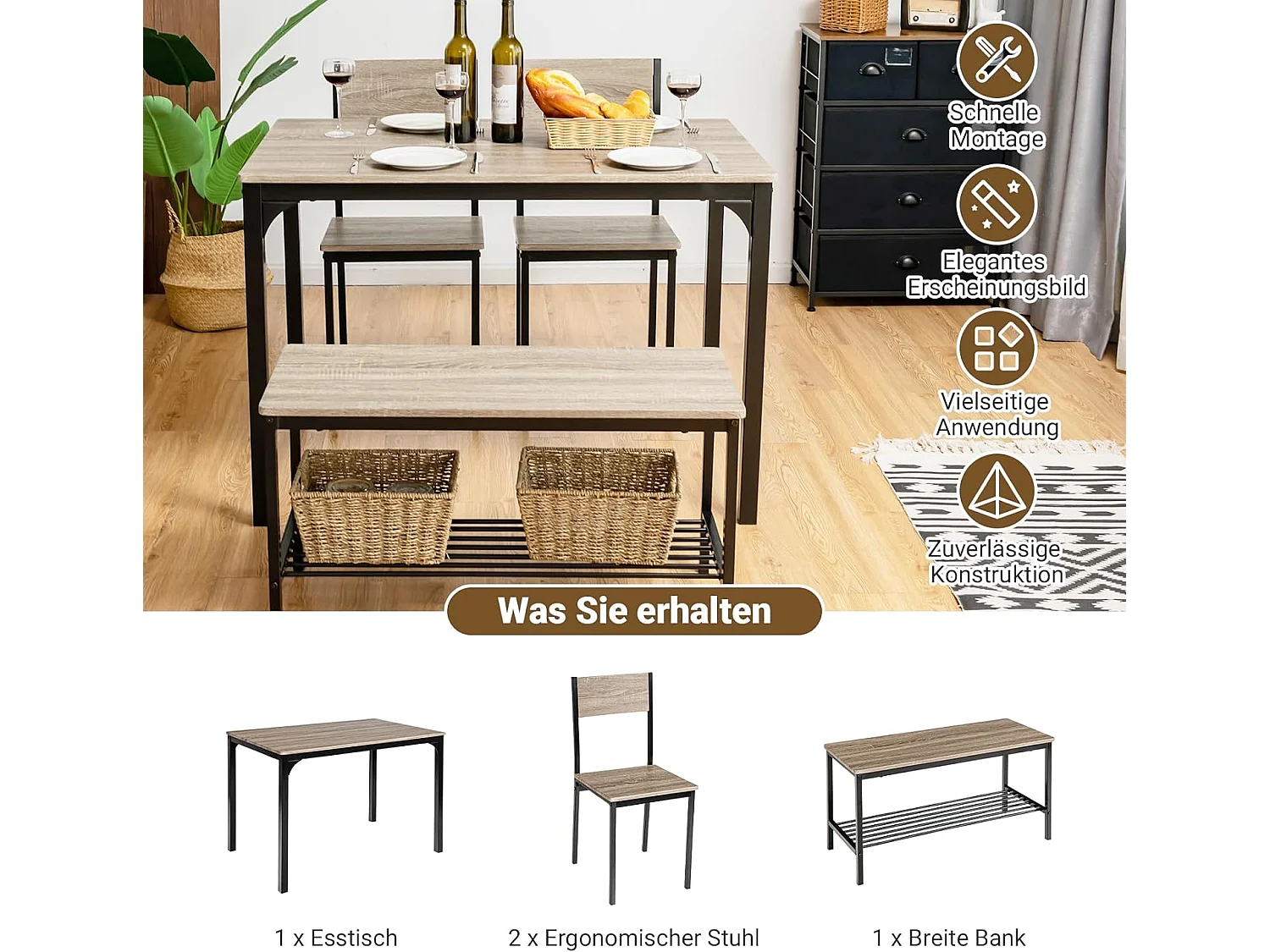 Essgruppe WO779597(4-teilig)