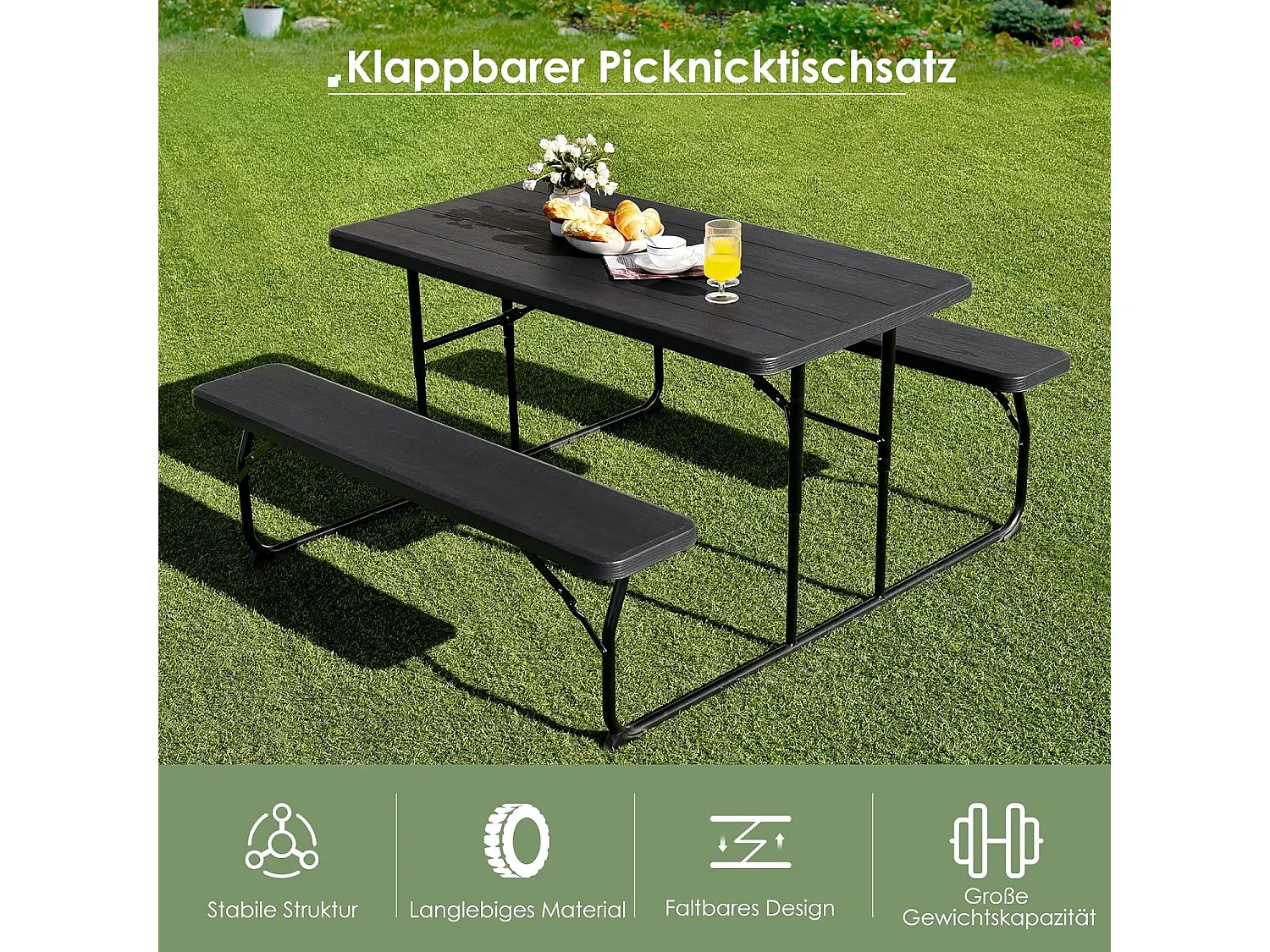 Klappbarer Picknicktisch AB92894