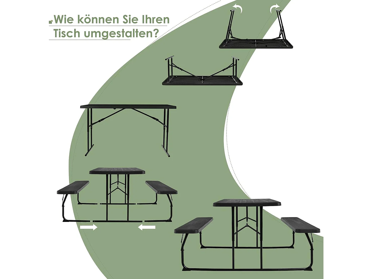 Klappbarer Picknicktisch AB92894